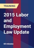 2015 Labor and Employment Law Update- Product Image