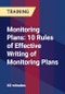 Monitoring Plans: 10 Rules of Effective Writing of Monitoring Plans - Product Thumbnail Image
