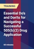 Essential Do's and Don'ts for Navigating a Successful 505(b)(2) Drug Application- Product Image