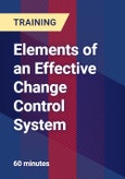 Elements of an Effective Change Control System- Product Image