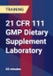 21 CFR 111 GMP Dietary Supplement Laboratory - Product Thumbnail Image