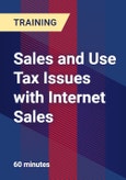 Sales and Use Tax Issues with Internet Sales- Product Image