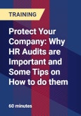 Protect Your Company: Why HR Audits are Important and Some Tips on How to do them- Product Image