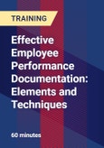 Effective Employee Performance Documentation: Elements and Techniques- Product Image