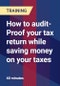How to audit-Proof your tax return while saving money on your taxes - Product Thumbnail Image