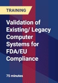 Validation of Existing/ Legacy Computer Systems for FDA/EU Compliance- Product Image