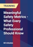 Meaningful Safety Metrics - What Every Safety Professional Should Know- Product Image
