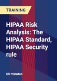 HIPAA Risk Analysis: The HIPAA Standard, HIPAA Security rule- Product Image