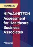 HIPAA/HITECH Assessment for Healthcare Business Associates- Product Image