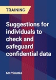 Suggestions for individuals to check and safeguard confidential data- Product Image