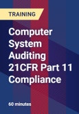 Computer System Auditing 21CFR Part 11 Compliance- Product Image