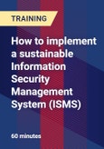 How to implement a sustainable Information Security Management System (ISMS)- Product Image