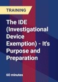The IDE (Investigational Device Exemption) - It's Purpose and Preparation- Product Image