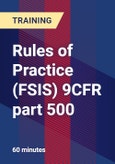 Rules of Practice (FSIS) 9CFR part 500- Product Image
