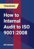How to Internal Audit to ISO 9001:2008- Product Image