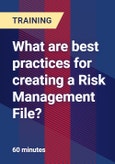 What are best practices for creating a Risk Management File?- Product Image