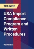 USA Import Compliance Program and Written Procedures- Product Image