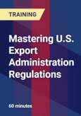 Mastering U.S. Export Administration Regulations- Product Image