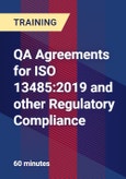 QA Agreements for ISO 13485:2019 and other Regulatory Compliance- Product Image