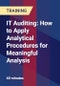 IT Auditing: How to Apply Analytical Procedures for Meaningful Analysis - Product Thumbnail Image