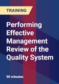 Performing Effective Management Review of the Quality System- Product Image