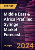 Middle East & Africa Prefilled Syringe Market Forecast to 2030 - Regional Analysis - by Type, Material, Design, Application, and Distribution Channel- Product Image