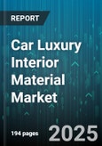 Car Luxury Interior Material Market by Material Type, Application, Distribution Channel, Price Range, Vehicle Type - Global Forecast to 2030- Product Image