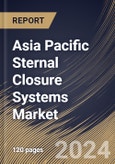 Asia Pacific Sternal Closure Systems Market Size, Share & Trends Analysis Report By Type, (Closure Devices and Bone Cement), By Procedure, By Material Type, By Country and Growth Forecast, 2024 - 2031- Product Image