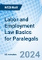 Labor and Employment Law Basics for Paralegals - Webinar (Recorded) - Product Thumbnail Image