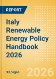 Italy Renewable Energy Policy Handbook 2026- Product Image