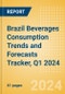 Brazil Beverages Consumption Trends and Forecasts Tracker, Q1 2024 (Dairy and Soy Drinks, Alcoholic Drinks, Soft Drinks and Hot Drinks) - Product Thumbnail Image