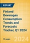 Finland Beverages Consumption Trends and Forecasts Tracker, Q1 2024 (Dairy and Soy Drinks, Alcoholic Drinks, Soft Drinks and Hot Drinks) - Product Thumbnail Image