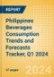 Philippines Beverages Consumption Trends and Forecasts Tracker, Q1 2024 (Dairy and Soy Drinks, Alcoholic Drinks, Soft Drinks and Hot Drinks) - Product Thumbnail Image