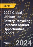 2024 Global Lithium-Ion Battery Recycling Forecast (2025-2030 Outlook)-Market Opportunities Report- Product Image