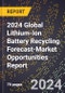 2024 Global Lithium-Ion Battery Recycling Forecast (2025-2030 Outlook)-Market Opportunities Report - Product Thumbnail Image