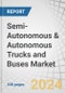 Semi-Autonomous & Autonomous Trucks and Buses Market by LoA (L1, L2/ L3, L4 & L5), Vehicle Type, Propulsion (Diesel, Electric, Hybrid), ADAS Features, Vehicle Class, Application, Sensor Type, and Region - Forecast to 2035 - Product Image