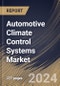 Automotive Climate Control Systems Market Size, Share & Trends Analysis Report By Technology, By Vehicle Type (Passenger Vehicle, Commercial Vehicle, and Electric Vehicle), By Distribution, By Component, By Regional Outlook and Forecast, 2024 - 2031 - Product Image