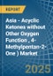 Asia - Acyclic Ketones without Other Oxygen Function (Excluding Acetone, Butanone (Methyl Ethyl Ketone), 4-Methylpentan-2- One (Methyl Isobutyl Ketone)) - Market Analysis, Forecast, Size, Trends and Insights - Product Thumbnail Image