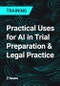 Practical Uses for AI in Trial Preparation & Legal Practice - Product Thumbnail Image