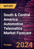 South & Central America Automotive Telematics Market Forecast to 2030 - Regional Analysis - by Offering, Connectivity, Vehicle Type, and Application- Product Image