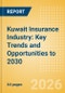 Kuwait Insurance Industry: Key Trends and Opportunities to 2030 - Product Thumbnail Image