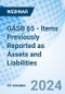 GASB 65 - Items Previously Reported as Assets and Liabilities - Webinar (Recorded) - Product Image