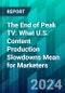 The End of Peak TV: What U.S. Content Production Slowdowns Mean for Marketers - Product Thumbnail Image