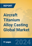 Aircraft Titanium Alloy Casting Global Market Insights 2024, Analysis and Forecast to 2029, by Manufacturers, Regions, Technology, Application- Product Image