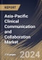 Asia-Pacific Clinical Communication and Collaboration Market Size, Share & Trends Analysis Report by Deployment Model (on-premise, and Cloud-based), Component, Platform, Application, End User, Country and Growth Forecast, 2024-2031 - Product Thumbnail Image
