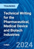 Technical Writing for the Pharmaceutical, Medical Device and Biotech Industries (Recorded)- Product Image