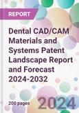 Dental CAD/CAM Materials and Systems Patent Landscape Report and Forecast 2024-2032- Product Image