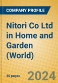 Nitori Co Ltd in Home and Garden (World)- Product Image