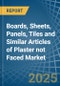 Boards, Sheets, Panels, Tiles and Similar Articles of Plaster not Faced - Market Analysis, Forecast, Size, Trends and Insights - Product Image