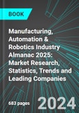 Manufacturing, Automation & Robotics Industry Almanac 2025: Market Research, Statistics, Trends and Leading Companies- Product Image